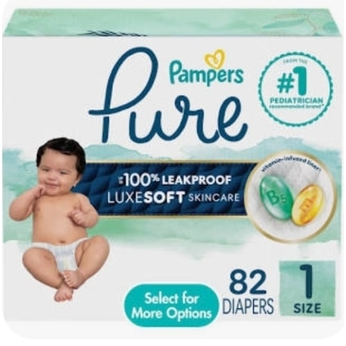 Pampers Pure Protection Diapers, Super Pack, 76CT - Walmart.ca