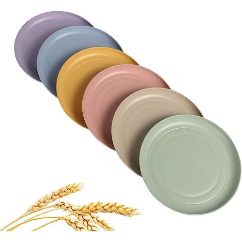 Wheat Straw Plates 6 pack