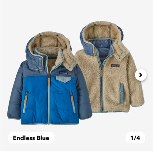 Patagonia Baby Reversible Tribbles Hoody
