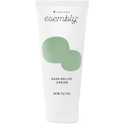 Esembly Rash Relief Cream, Organic and Cloth Friendly Zinc Oxide Barrier Cream, Soothes and Heals Diaper Rash, Natural Aid for Baby Bottom Discomfort, 3oz