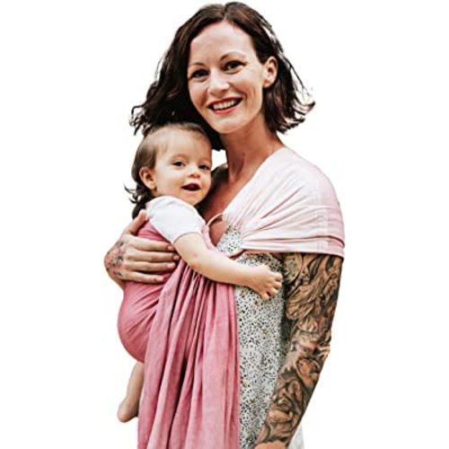 Nalakai Luxury Ring Sling Baby Carrier, Soft Linen Blend Baby Sling, Baby Wrap, Wear Your Little One Close to Your Heart, Comfort, Style