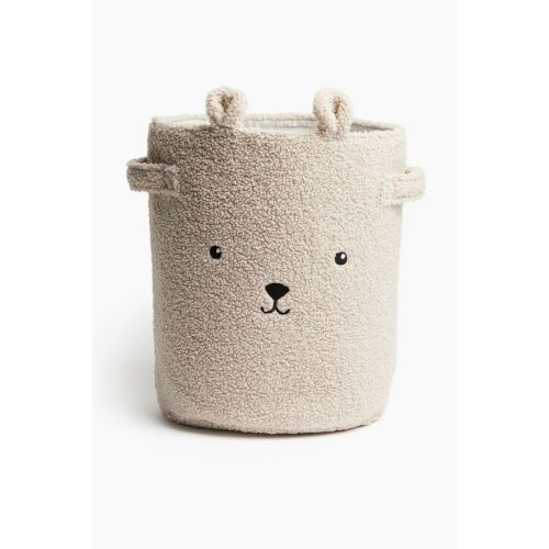 Teddy Fleece Storage Basket