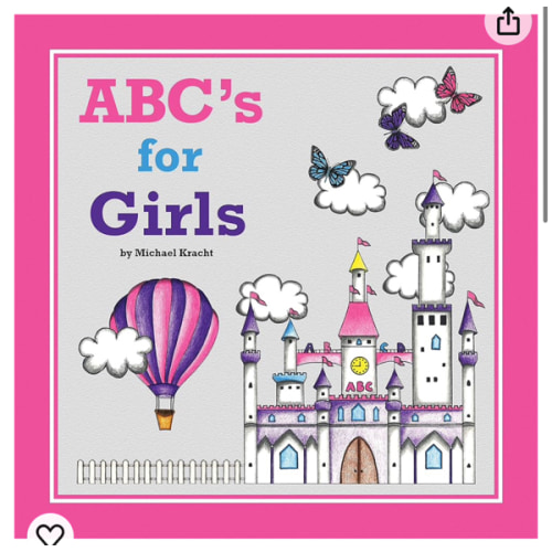 ABC's for Girls (Alphabet Book, Baby Book, Children's Book, Toddler Book)