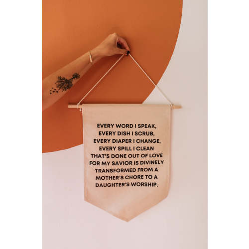 "EVERY WORD I SPEAK..." BANNER – Goods and Better