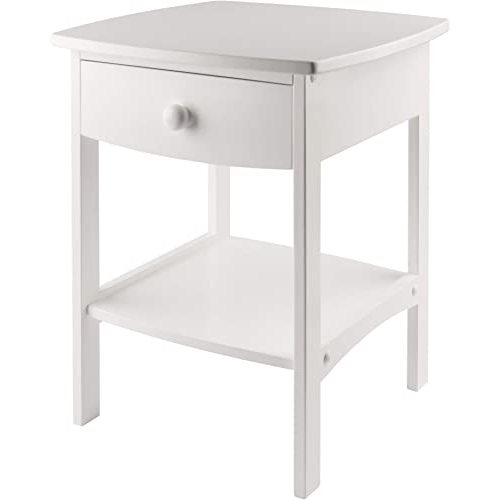 Winsome Wood Claire Accent Table, White