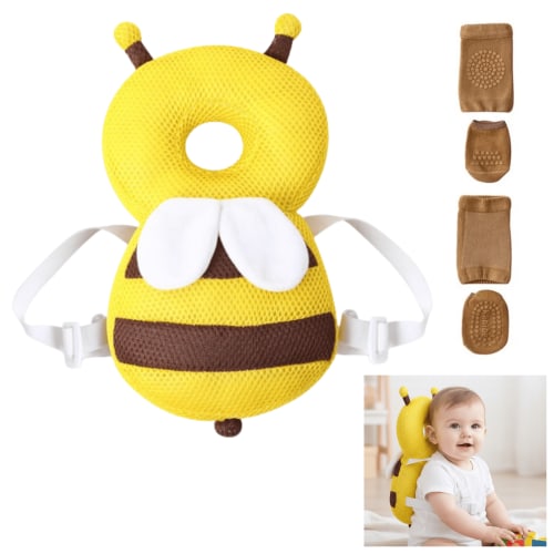 Head protector for Toddlers 1-3 - with Socks and knee pads set