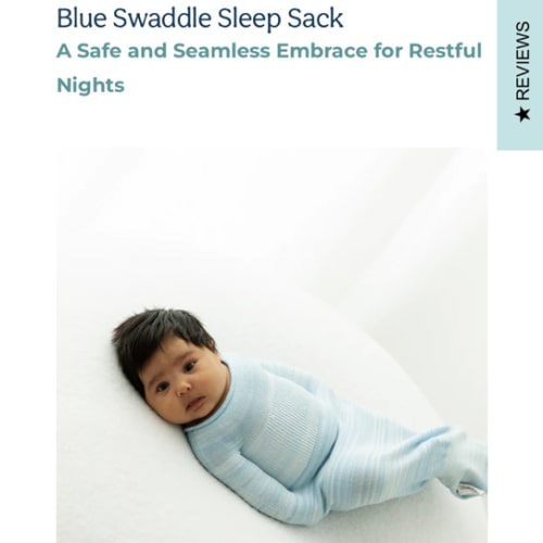 Blue Swaddle Sleep Sack – Swaddelini