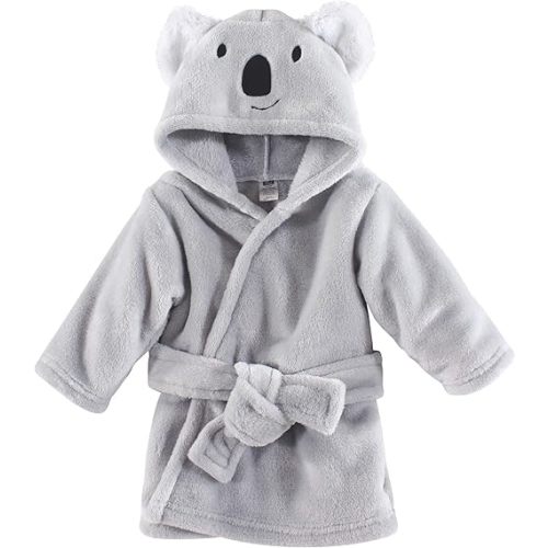 Hudson Baby Unisex Baby Plush Animal Face Bathrobe