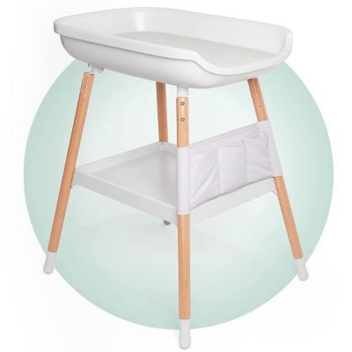 Children Of Design Deluxe Diaper Changing Table With Pad & Storage Shelf