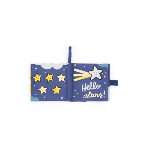 Jellycat Hello Moon Fabric Book, Multi