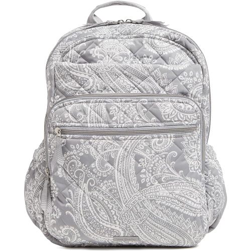 Vera Bradley Women's, Performance Twill Xl Campus Backpack, Cloud Gray Paisley, One Size
