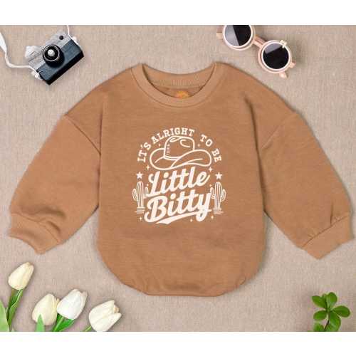 It's Alright To Be Little Bitty Romper, Funny Baby Bodysuit, Western Baby Clothes, Country Baby, Boho Country, Newborn, Cowboy Baby Shower