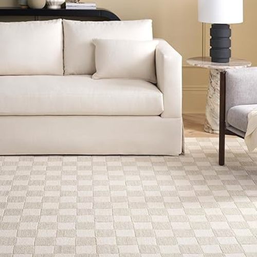 Martha Stewart SAFAVIEH x Area Rug - 6' x 9', Beige & Ivory, Handmade Wool, Ideal for The Living Room, Bedroom, Dining Room (MSR4760B-6)