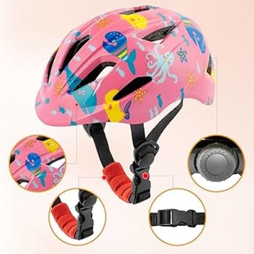 Amazon.com : Bike Helmet Toddlers Kids for Gift - Toddler Bicycle Helmets for 2 3 4 5 6 7 8 Year Old Girls Boys - Skate Board Scooter Helmet Ages 3-5 5-8 - Small Christmas Xmas Birthday Gifts for Kid Girl Boy : Sports & Outdoors