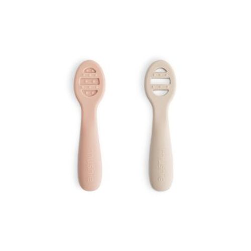 Mushie First Feeding Baby Spoons 2-Pack