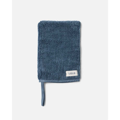 The Ribbed Bath Mitt - Slate / 2 Pack