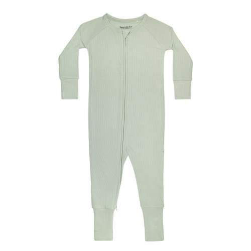 Dusty Sage Small Ribbed Zip Romper
– Brave Little Ones