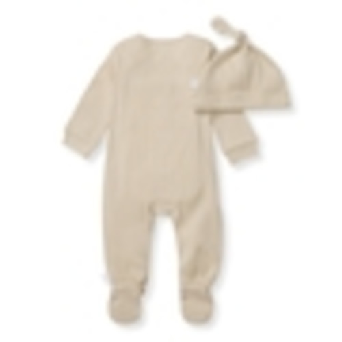 Sweet Rib Baby Neutral Jumpsuit Set