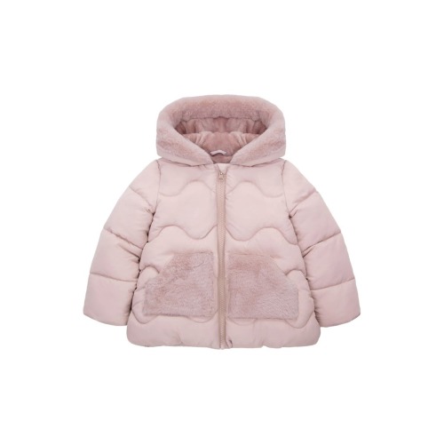 Baby Soft Fleece Lined Puffer Jacket, 12-18M