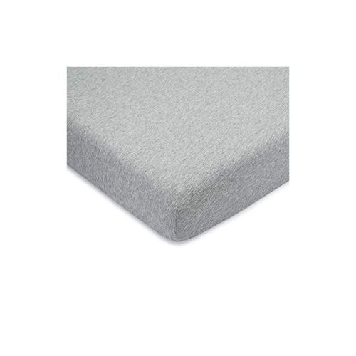 Comfy Cubs Fitted Crib Sheet – 100% Cotton Baby Crib Mattress Sheet for Boys and Girls - Pack of 1 - Grey