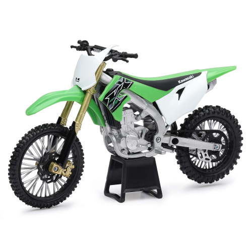 New Ray Toys, Diecast Motorcycle Model, Kawasaki KX 450F 1/12, Green