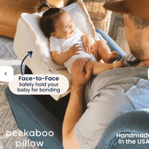 Peekaboo Pillow™ Official Site - Organic Infant Lap Pillow