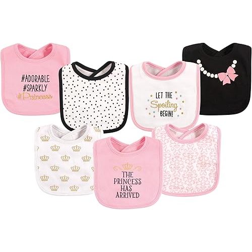Hudson Baby Unisex BabyCotton Bibs