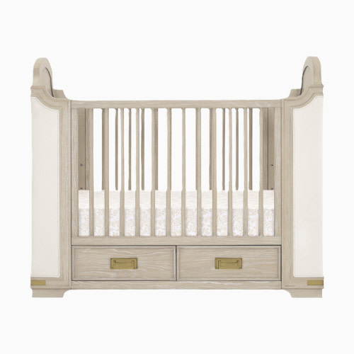 Bellini Paris 4-in-1 Convertible Crib - Whitewash Ash With Lace