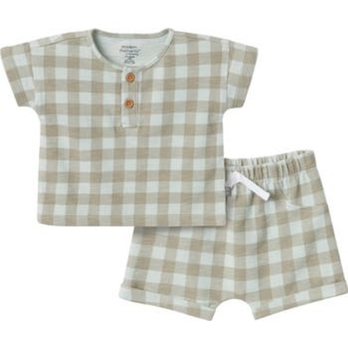 Henley Shirt and Shorts Set