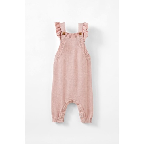 Organic Knit Dungaree, 3-6M