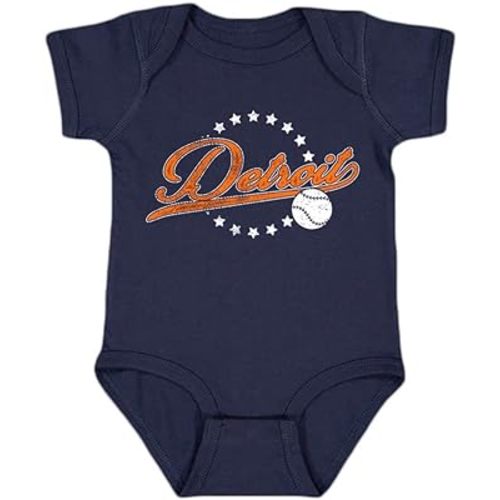 Retro Vintage Style Kid's Onesie for Baseball Fans