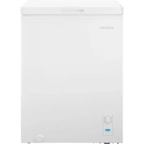 Insignia™ - 5.0 Cu. Ft. Garage Ready-Chest Freezer - White