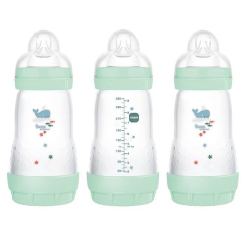 Mam Boys' Anti-colic Bottle - 9oz/3ct