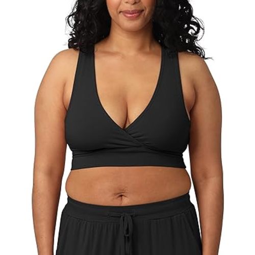 Kindred Bravely French Terry Nursing Bra, Racerback Crossover Maternity Bra