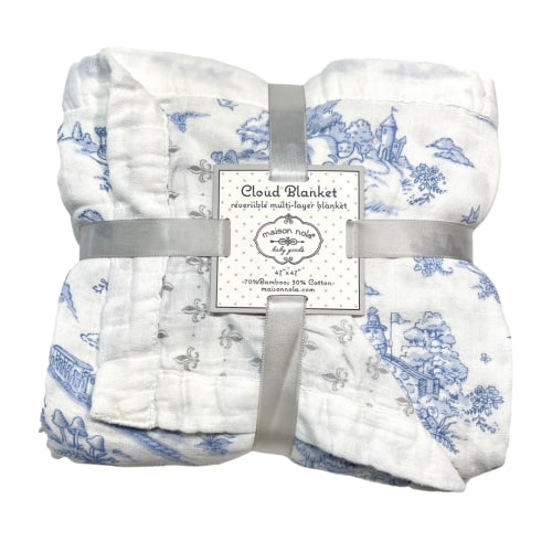 Storyland Toile Cloud Blanket - ZukaBaby