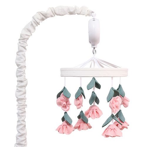 The Peanutshell Farmhouse Rose Ring Mobile