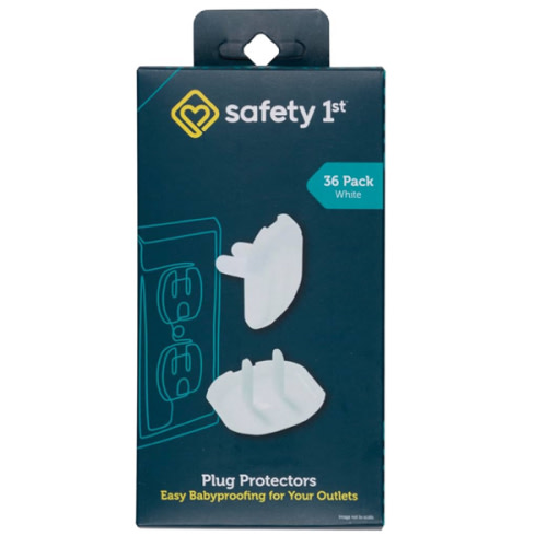 Safety 1st Electrical Outlet Baby Proof Covers, Secure Outlet Plugs, Baby Proofing, 36 Count