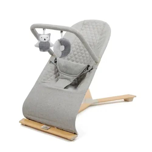 Jengo Relax Bouncer Beech Grey | Baby Bunting AU