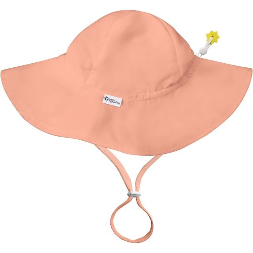 Green Sprouts UPF 50+ Eco Brim Hat (3 Months, Coral)
