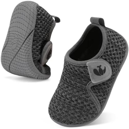 FEETCITY Toddler Walking Shoes Slip On Toddler Shoes Boys Girls Kids Sports Sneakers Casual School Shoes Barefoot Shoes