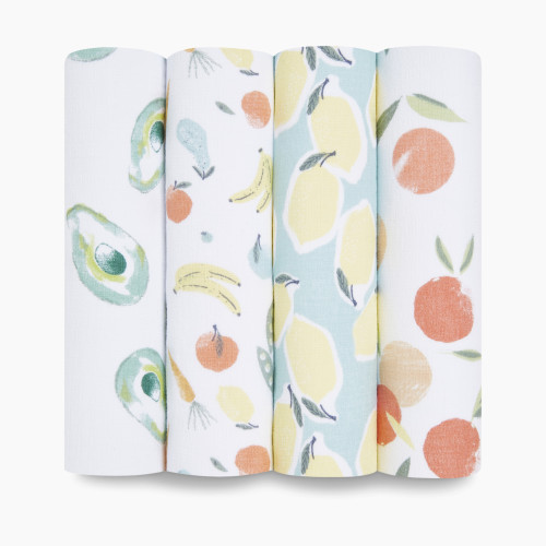 Aden + Anais Essentials Cotton Muslin Swaddles (4 Pack) - Farm To Table
