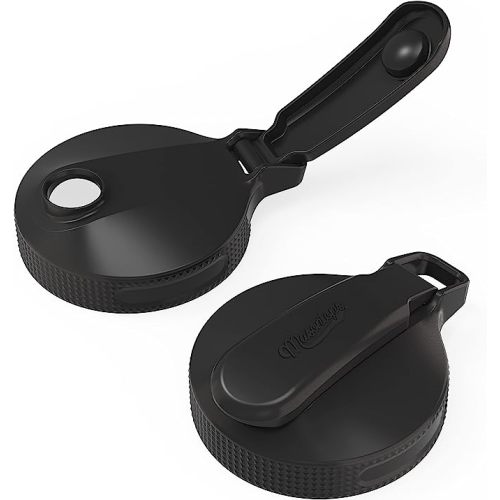 Masontops Multi Top - 2PK - Wide Mouth Mason Jar Lids with Pour Spout and Flip Cap – Sip, Pour, Store & More - Jar Not Included