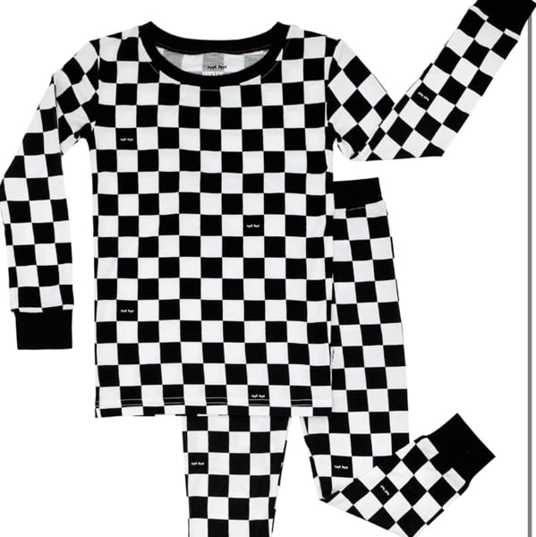 Little Sleepies Two-Piece Pajama Set for Boys & Girls, Soft Viscose from Bamboo Toddler Pajamas for Kids, Family Matching PJs