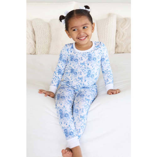 Betsy's Blooms Two Piece Bamboo Pajamas | Caden Lane