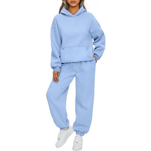 Amazon.com: AUTOMET Sweatsuits Women 2 Piece Outfit Lounge Two Piece Sets Fall Fashion 2025 Tracksuits Oversized Sweatshirt and Sweatpants Casual Teen Girls Clothing Grey L : Clothing, Shoes & Jewelry