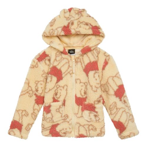 Disney Winnie the Pooh Newborn Baby Boys Cozy Faux Sherling Zip Up Cosplay Hoodie Pale Orange 0-3 Months