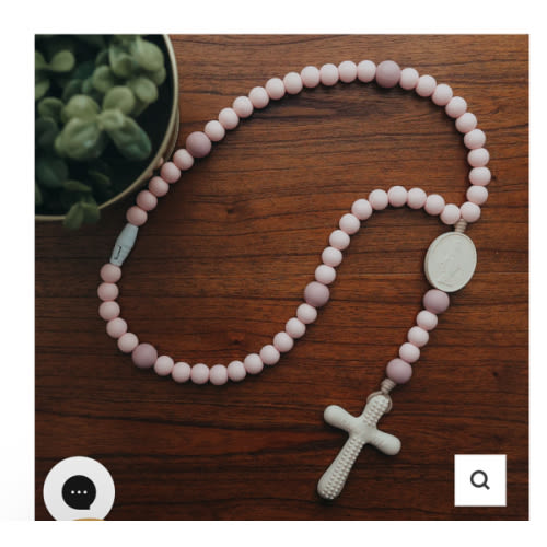 Cecilia | Silicone Teething Rosary