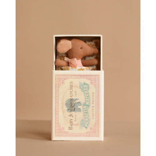 Maileg Sleepy Wakey Baby Mouse in Matchbox - Rose– Odin Parker