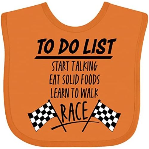 inktastic To Do List Funny Racing for Baby Baby Bib