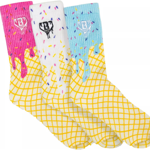 Baseball Lifestyle 101 Boys' Ice Cream Socks - 3 Pack | Dick's Sporting Goods